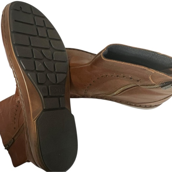 NAOT Women's 42/ 11 Cetona Double Zip Bootie Brown Leather - Picture 7 of 9